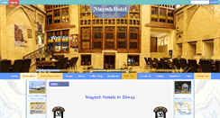 Desktop Screenshot of en.niayeshhotels.com
